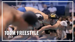 Jack Alexy First To The Wall in Men's 100M Freestyle | TYR Pro Swim Series Knoxville