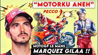 PECCO SALAHKAN DUCATI ‼️" ADA YANG ANEH DENGAN MOTORKU.." ❌ MARQUEZ GILAAAA 😱