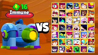 Who Can Survive Penny Turret? All 58 Brawlers Test