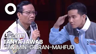 Debat Segmen 4: Saling Tanya-Jawab Cak Imin-Gibran-Mahfud