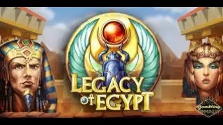 LEGACY OF EGYPT - HUGE WIN on INSANE bonus game! 10K WIN!
