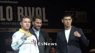 Dad Mode Canelo Shows His Love For His Daughter At Bivol Presser EsNews Boxing