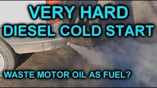 VERY HARD DIESEL COLD START Compilation | s.3 ep.35 | Запуск холодного дизеля в мороз -40