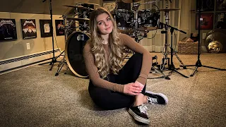 METALLICA "Blackened" Drum Cover~Brooke C