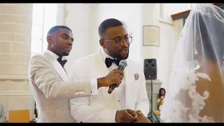 GROOM Sings Joe Mettle's "BO NOO NI" for BRIDE During Exchange of Vows💞