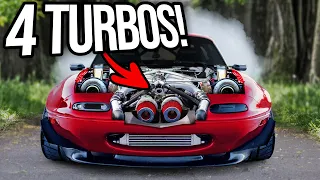 The CRAZIEST BIG TURBO DRIFT CARS! [Ken Block Tribute]