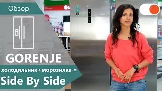 Холодильник+морозильная камера = Side By Side? Обзор устройств Gorenje