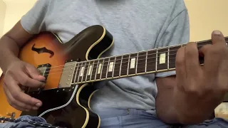 Tokai ES 150 (Gibson ES 335 copy) Slow blues in A