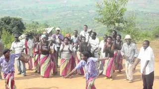 Twa (Batwa)  Dancing and Singing an election song they wrote.