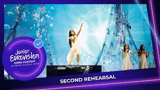 Spain 🇪🇸 - Melani Garcia - Marte - Second Rehearsal - Junior Eurovision 2019