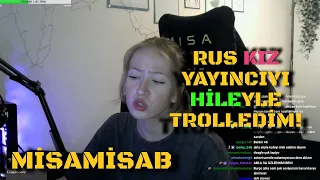 Misamisab | The Cihan RUS KIZ YAYINCIYI HİLEYLE TROLLEDİM! ÇILDIRDI! İzliyor
