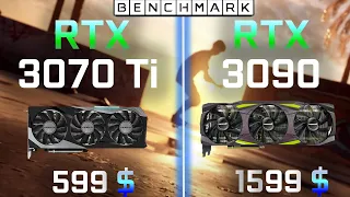 Geforce RTX 3070 Ti vs RTX 3090 Test in 8 Games // 1080p, 1440p, 2160p