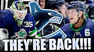 BROCK BOESER & THATCHER DEMKO ARE BACK: CANUCKS BEAT LA KINGS 4-1 (Elias Pettersson, Miller, Hughes)