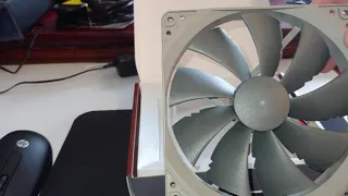 Unboxing Noctua NF P14s redux 900, Ultra Quiet Silent Fan, 3 Pin, 900 RPM 140mm, Grey,  overview