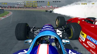 F1 1995 | Ukyo Katayama Onboard | Estoril Portugal | Tyrrell Yamaha | F1 Challenge 99 02 | HD