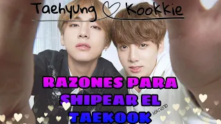 Razones para shipear el TAEKOOK ✨