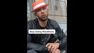 ANDREW TATE ON WHY MARATHONS ARE FOR LOSERS🤣