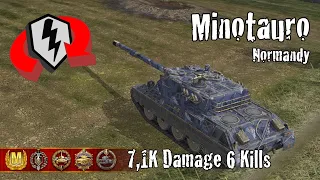 Controcarro 3 Minotauro  |  7,1K Damage 6 Kills  |  WoT Blitz Replays