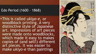 L7-5 Popular Culture, Art and Architecture during the Edo Period