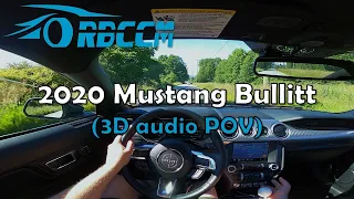 2020 Mustang Bullitt POV drive 3D Audio