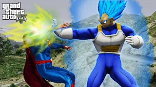 GTA 5 - Superman VS Vegeta | Epic Death Battle !