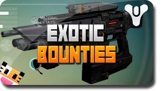 Destiny "Exotic Weapon Bounty" - How To Get "Gold Bounties" (Destiny Bounty Tutorial)