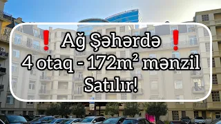 Ağ Şəhərdə 4 otaq 172 kvm mənzil satılır. 070 305 22 22 Bütün əşyaları ilə birgə!