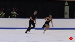 Jennifer JANSE van RENSBURG / Benjamin STEFFAN GER RD 2021 Lake Placid Ice Dance International