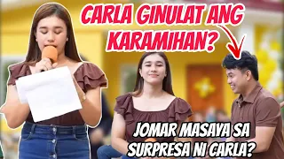 CARLA GINULAT ANG KARAMIHAN? JOMAR MASAYA NGA BA SA SURPRESA NI CARLA SA KANYA? @KalingapRabOfficial