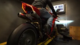 DUCATI PANIGALE V4S DYNO2 #ducati  #panigale #dyno #ducatipanigale #shorts   #shortvideo