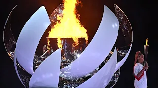 Naomi Osaka Lights The Olympic Cauldron In Muted Opening Ceremony’s