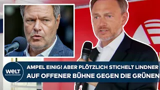 HEIZGESETZ: Ampel einigt sich! Aber plötzlich stichelt Lindner auf offener Bühne gegen die Grünen