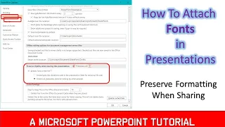 🔠 Font Embedding in PowerPoint: Ensure Consistency Across Devices 🖋️