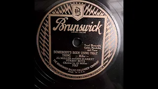 Al Miller And His Market Street Boys - Somebody's Been Using That Thing 1929