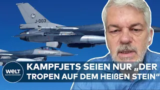 F-16 KAMPFJETS FÜR DIE UKRAINE: Gamechanger in der Gegenoffensive? "Das müssen wir abwarten"