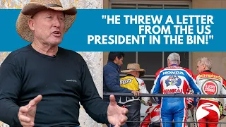 He threw a letter from the US President in the bin! 😮 | BikeSocial Interview with Kenny Roberts Snr