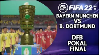 FIFA 22 PS5 - DFB Pokal Final - Bayern Munich Vs Borussia Dortmund