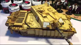 How to: Painting Modern British Desert Armour Without Airbrush