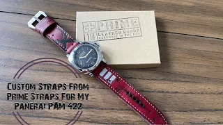 Unboxing Custom Straps For Panerai PAM422 by Prime Straps