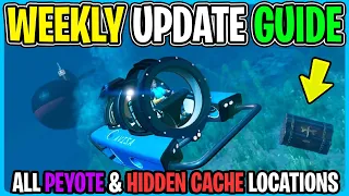 GTA Online Weekly Update GUIDE! ALL Peyote Plant & Hidden Cache Locations!