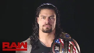 Roman Reigns weiß, welche Albträume ihn bei Hell in a Cell erwarten: Raw, 24. Oktober 2016