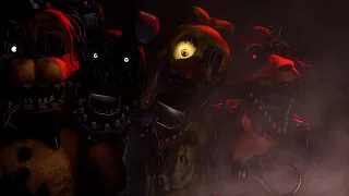 [FNAF C4D SPEED ART] FNAF Movie Poster Rotten Withereds Version