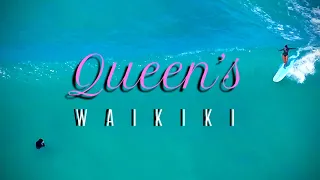 Hawai’i Surfing, Iconic Waikiki Beach, Queen’s Surf Break (drone footage )