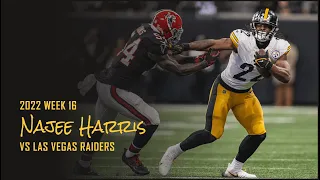 Najee Harris Every Run, Target, and Catch vs Las Vegas Raiders | 2022 Week 16 | Fantasy Football