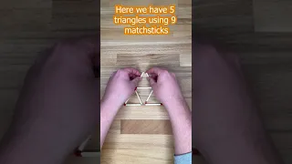 Matchstick puzzles Remove 2 Matchsticks to have 2 Triangles