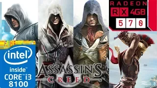 RX 570 | Assassin's Creed Franchise - ENTIRE PC Series