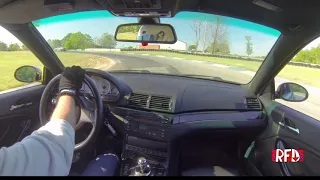 Chasing a 911 GT3 in our E46 M3 on Shenandoah Circuit at Summit Point