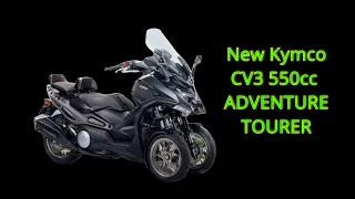 Unboxing 🎁 and assembling  Kymco CV3 550cc AT 3-wheeled mega scooter in all colors, price in Greece