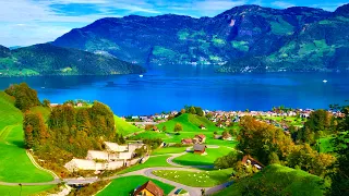 Switzerland 4K - Vitznau - One of The Most Beautiful Village in Swiss - 3