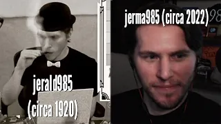 Jerma watches a video from his late relative (circa 1920)